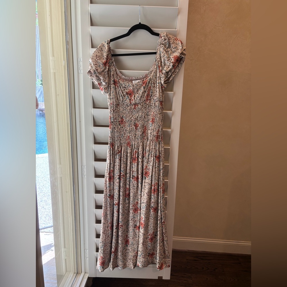 Reformation Riva Dress in Grace.